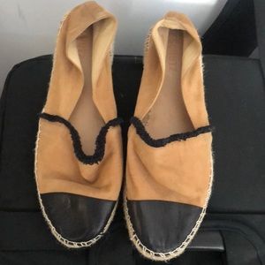 SCHUTZ suede and leather espadrilles, new. Size 10.5